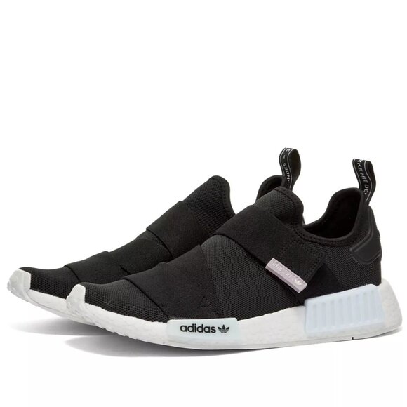 Adidas Originals NMD R1 Women’s Athletic Sneaker Running Black Shoe Trai… - Picture 2 of 6